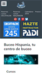 Mobile Screenshot of buceohispania.com