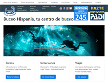 Tablet Screenshot of buceohispania.com